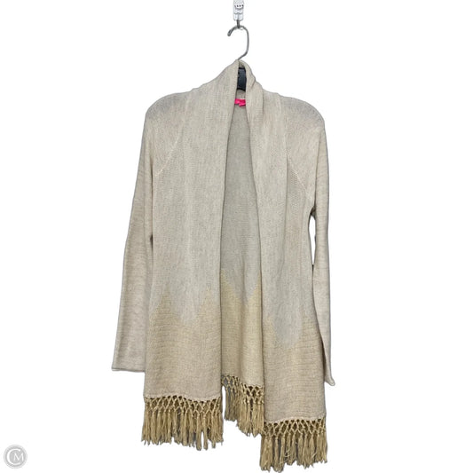 Cardigan Designer By Lilly Pulitzer In Cream, Size: S