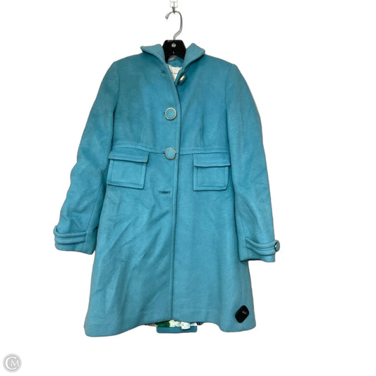 Coat Trench Coat By Banana Republic In Blue, Size: S