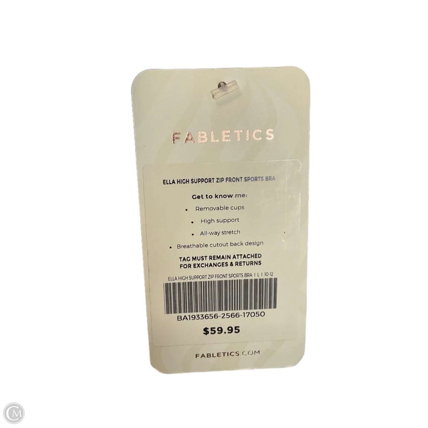 Bra By Fabletics In Black, Size: L