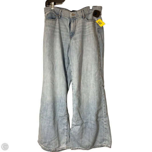 Jeans Wide Leg By Giani Bernini In Blue Denim, Size: 30