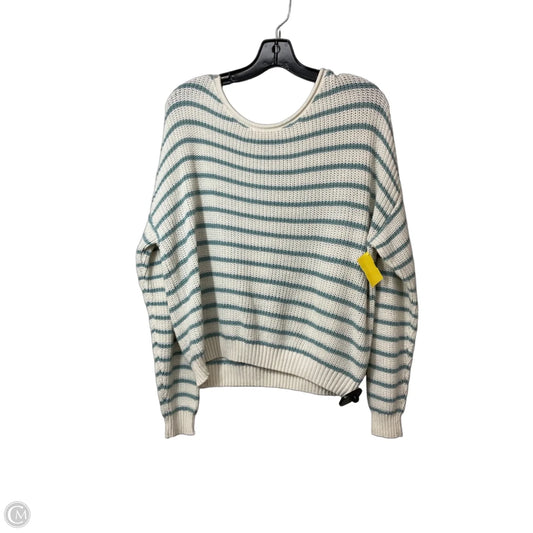 Sweater By Wild Fable In Blue & Cream, Size: Xxl