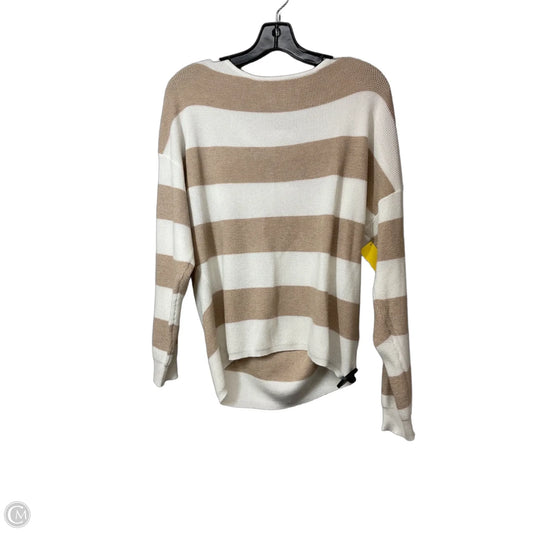 Sweater By Cyrus In Brown & Gold, Size: M