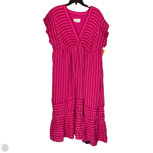 Dress Casual Maxi By Anthropologie In Pink, Size: L