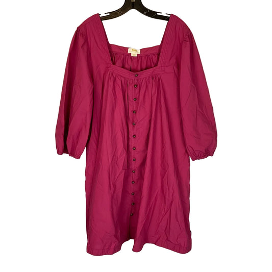 Dress Casual Short By Maeve In Pink, Size: L
