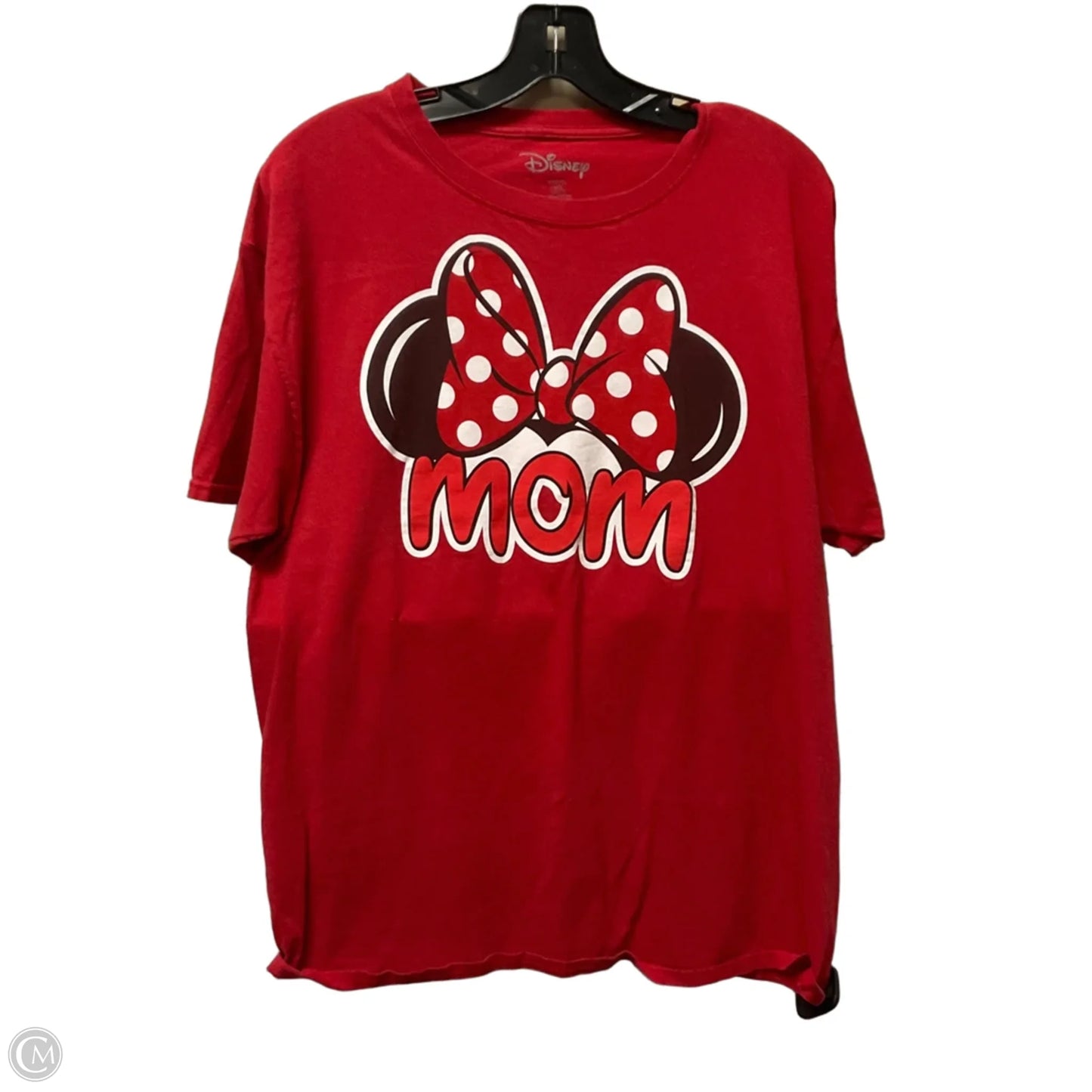 Top Short Sleeve By Disney In Red, Size: L