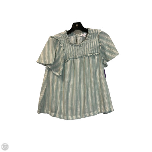 Top Short Sleeve By Lc Lauren Conrad In Green, Size: S