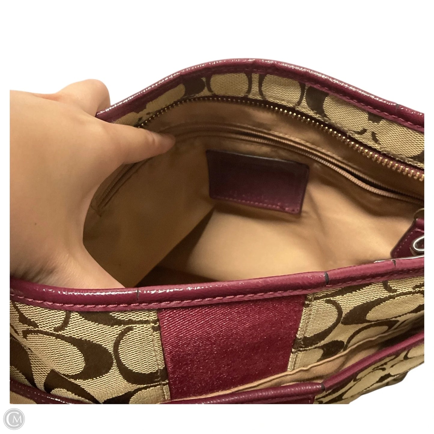 Crossbody Designer By Coach, Size: Medium