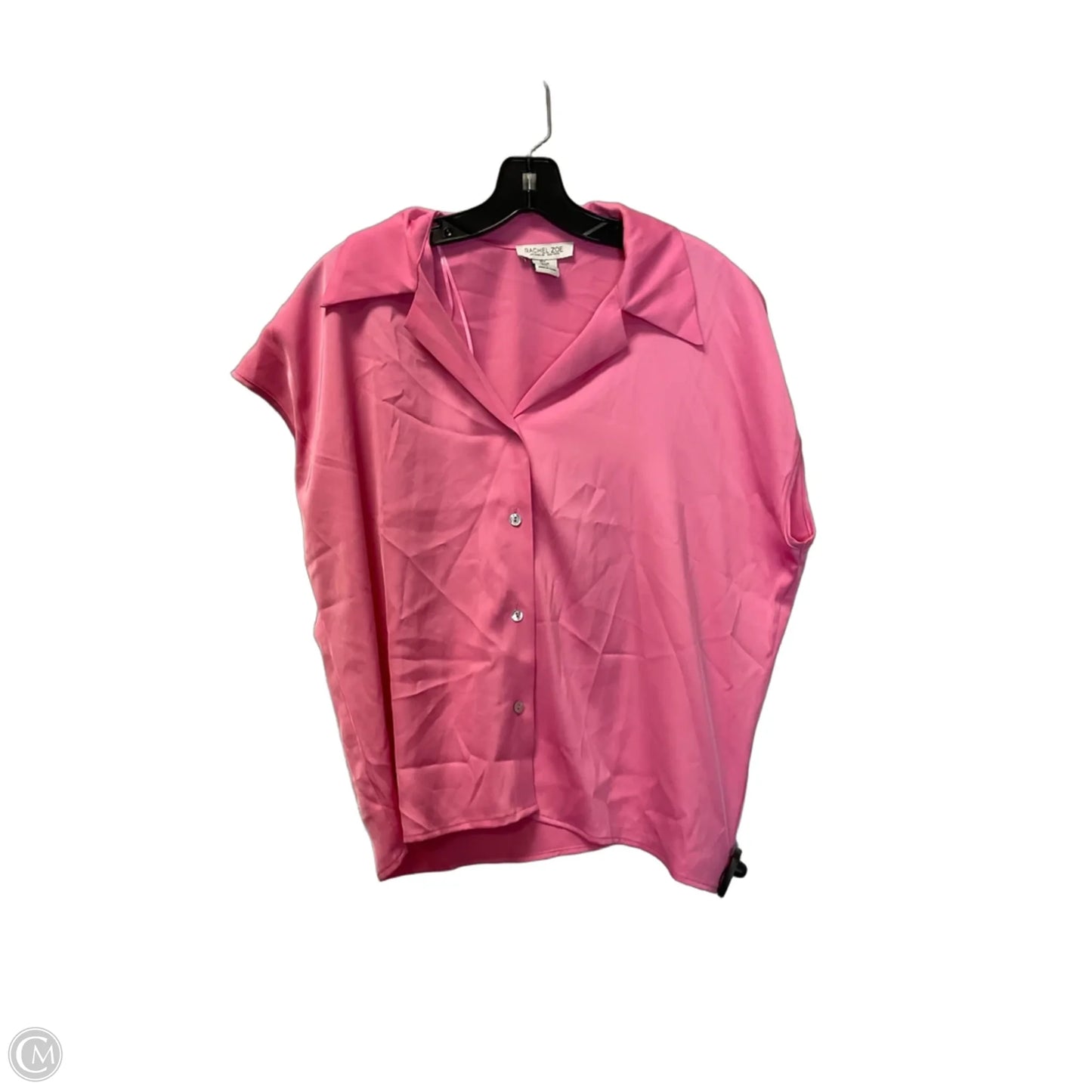 Top Short Sleeve By Rachel Zoe In Pink, Size: L