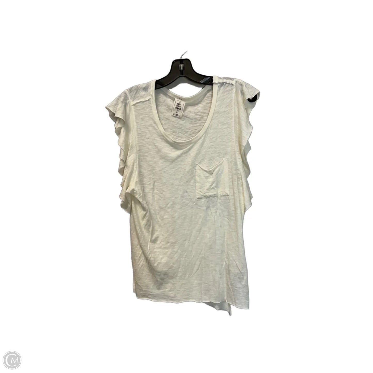 Top Short Sleeve By We The Free In Cream, Size: Xsp