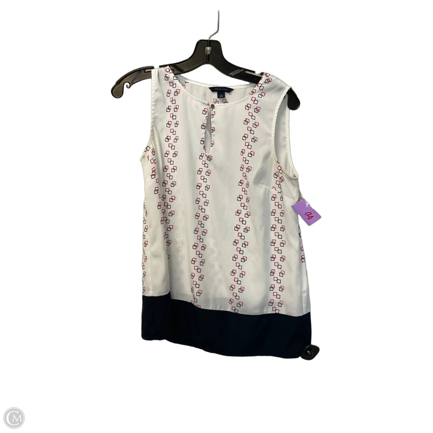Top Sleeveless By Tommy Hilfiger In White, Size: Sp
