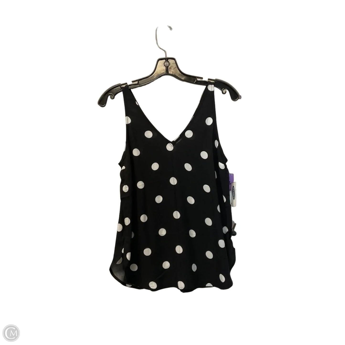 Top Sleeveless By Old Navy In Polkadot Pattern, Size: Xs