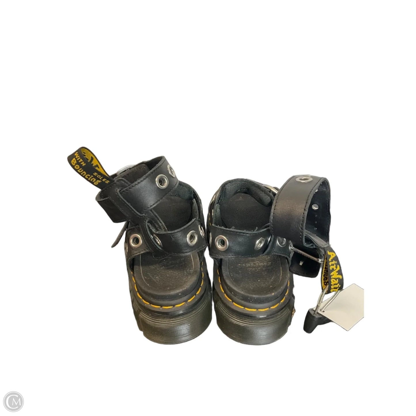 Sandals Flats By Dr Martens In Black, Size: 7