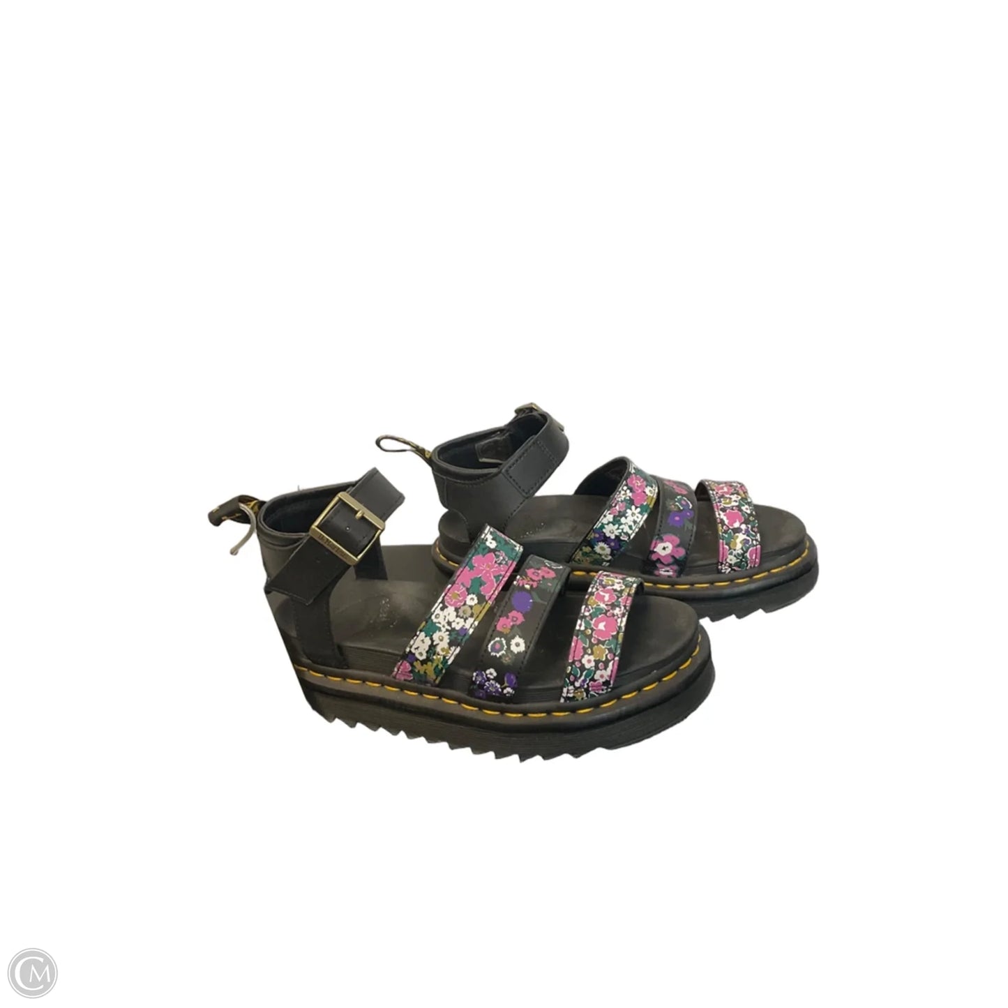 Sandals Flats By Dr Martens In Pink, Size: 7