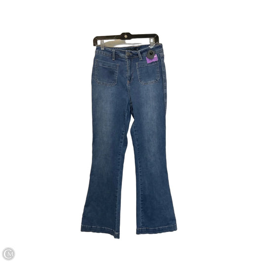 Jeans Flared By One 5 One In Blue Denim, Size: 6