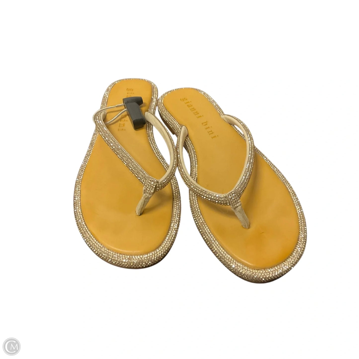 Sandals Flats By Gianni Bini In Silver, Size: 8