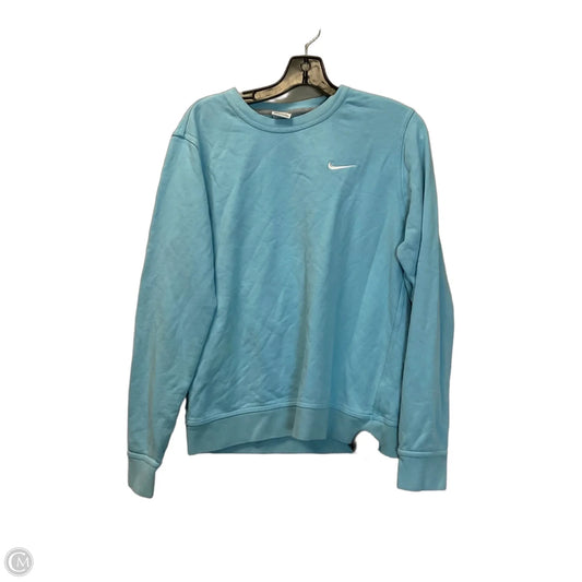 Sweatshirt Crewneck By Nike In Blue, Size: M