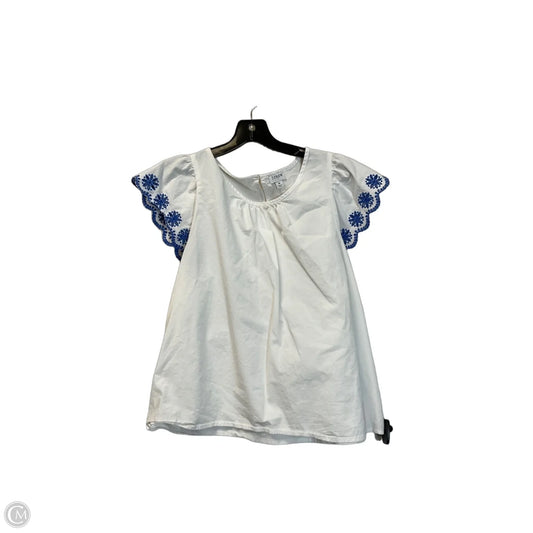 Top Sleeveless By J. Crew In White, Size: M