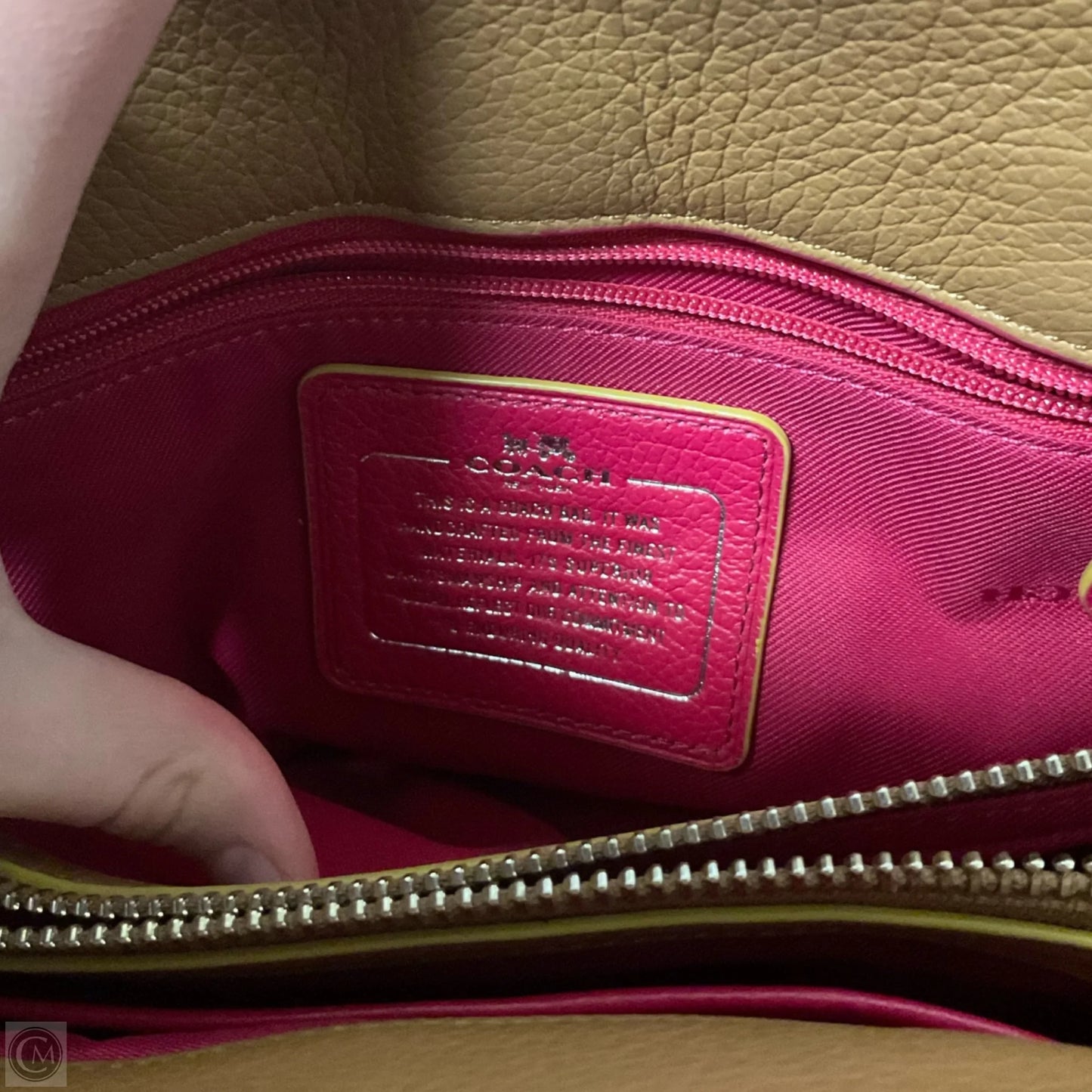 Crossbody Designer By Coach, Size: Small