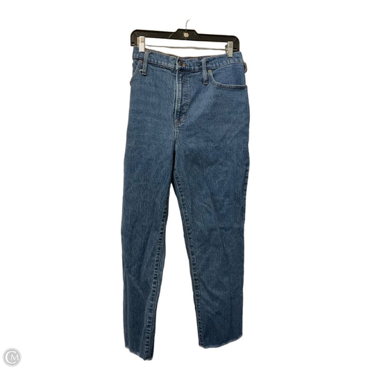 Jeans Straight By Madewell In Blue Denim, Size: 16