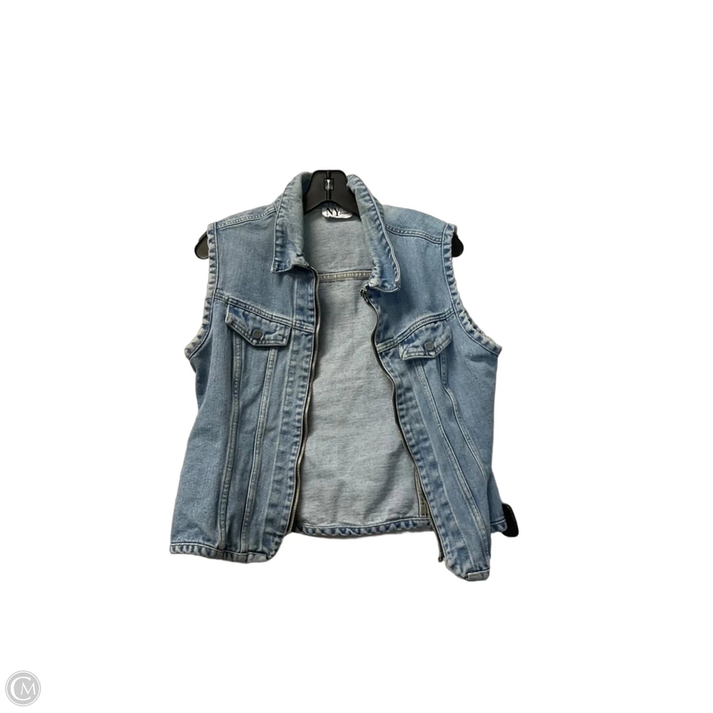 Vest Other By Clothes Mentor In Blue Denim
