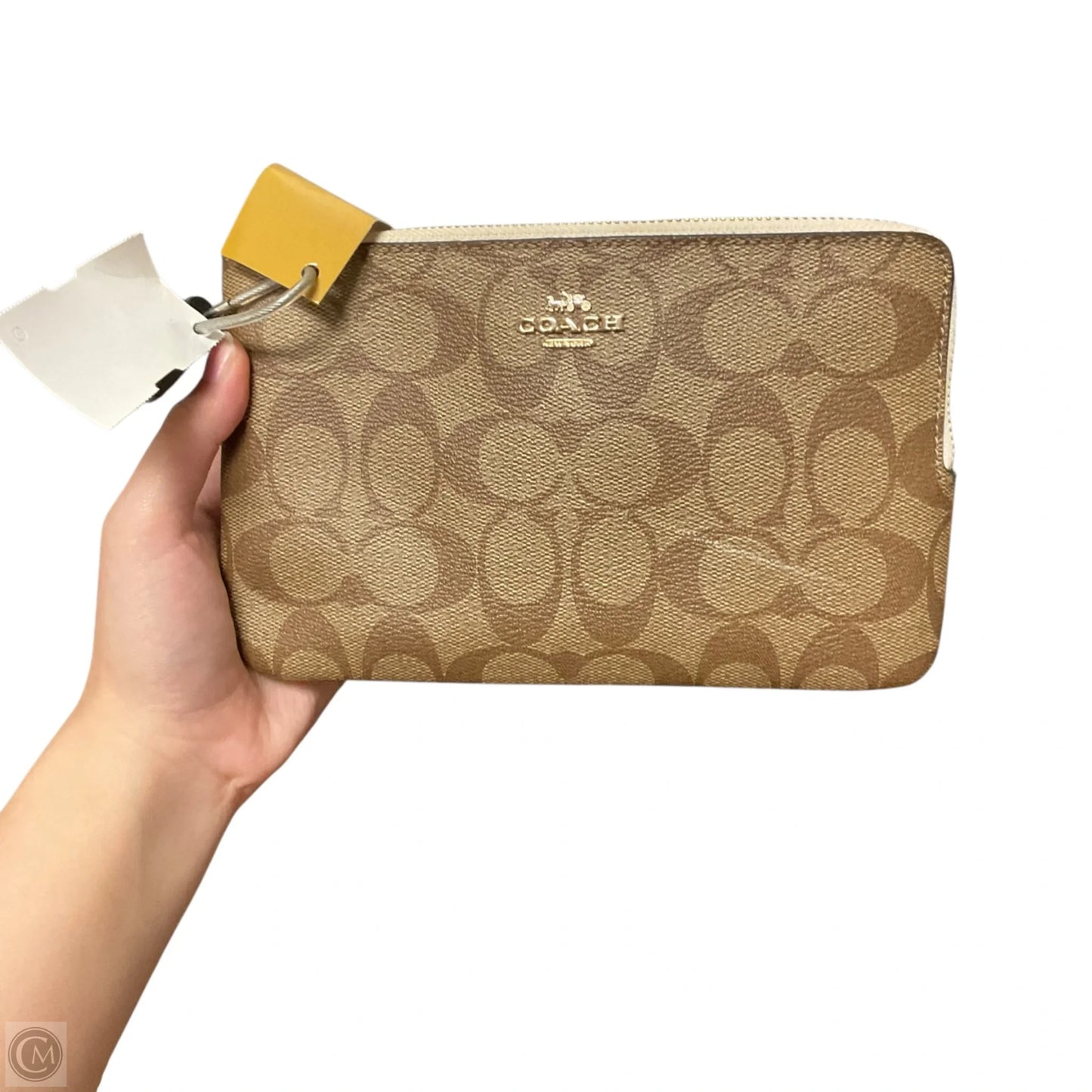 Wristlet Designer By Coach, Size: Medium