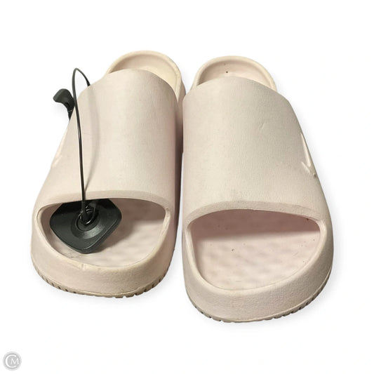 Sandals Flats By Nike In Pink, Size: 8.5