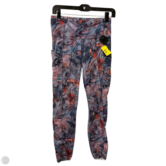 Athletic Leggings By Lululemon In Blue & Purple, Size: 6