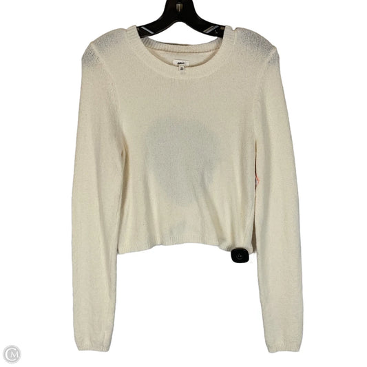 Top Long Sleeve By Aerie In Cream, Size: L