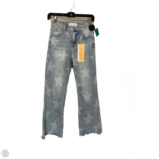 Jeans Flared By Clothes Mentor In Blue Denim, Size: 0 (24)