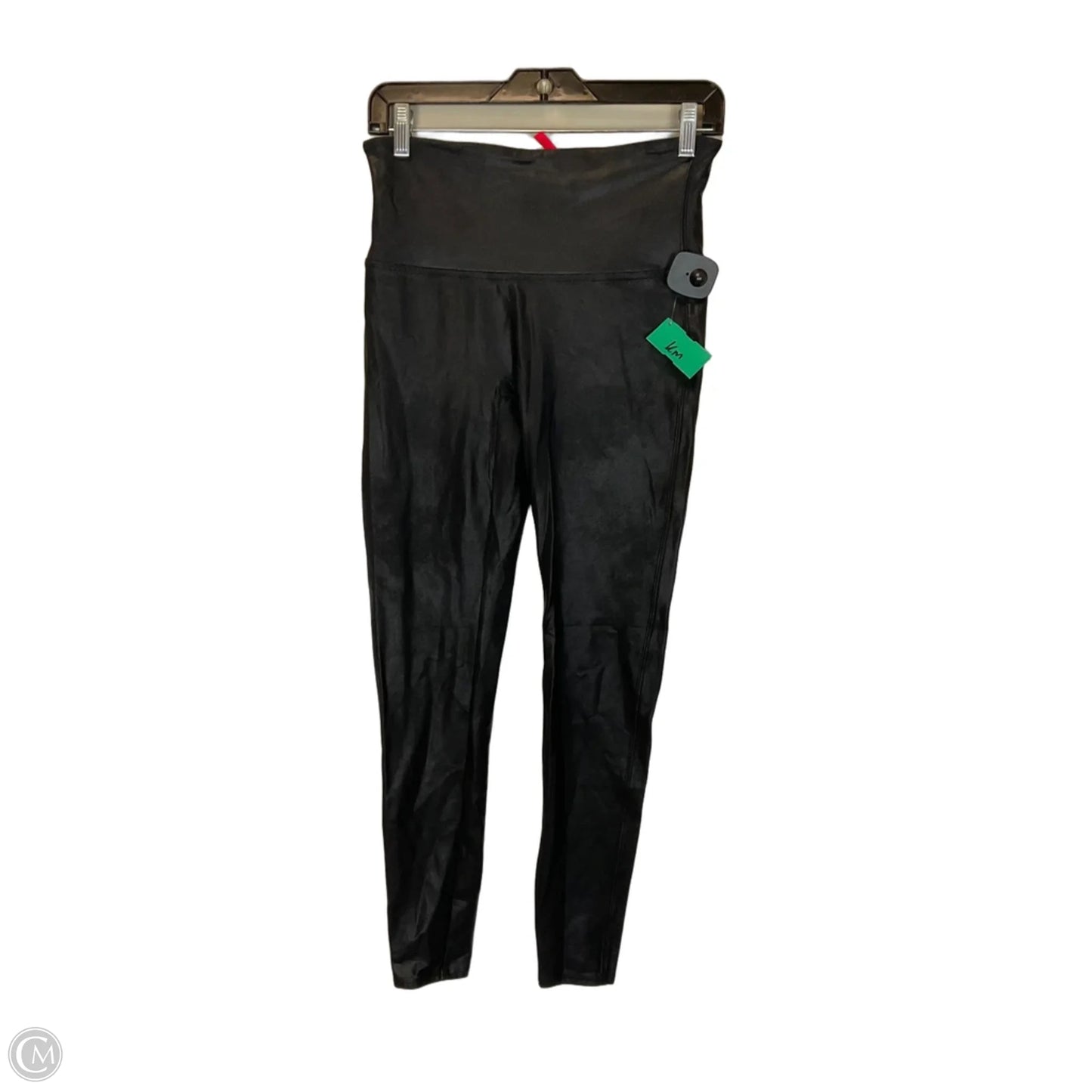 Athletic Leggings By Spanx In Black, Size: L