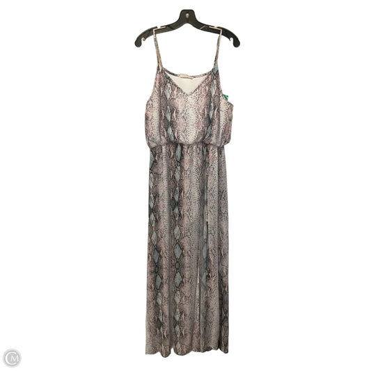 Dress Casual Maxi By Peach Love Cream California In Multi-colored, Size: M