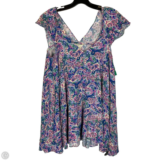 Top Sleeveless By Matilda Jane In Multi-colored, Size: L