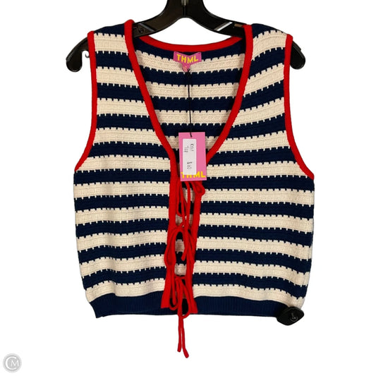 Vest Sweater By Thml In Multi-colored, Size: M