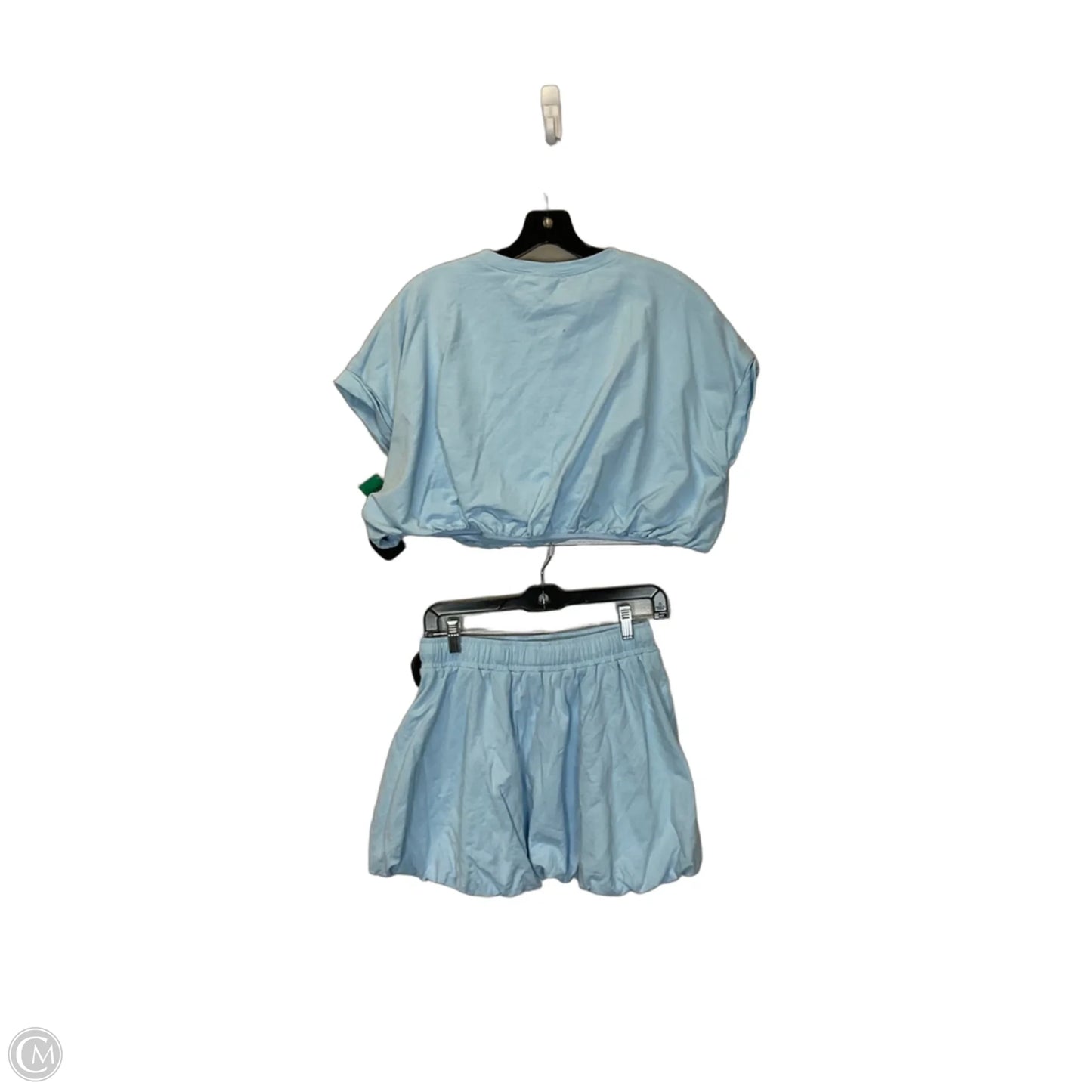 Skirt Set 2pc By Peach Love Cream California In Blue, Size: S