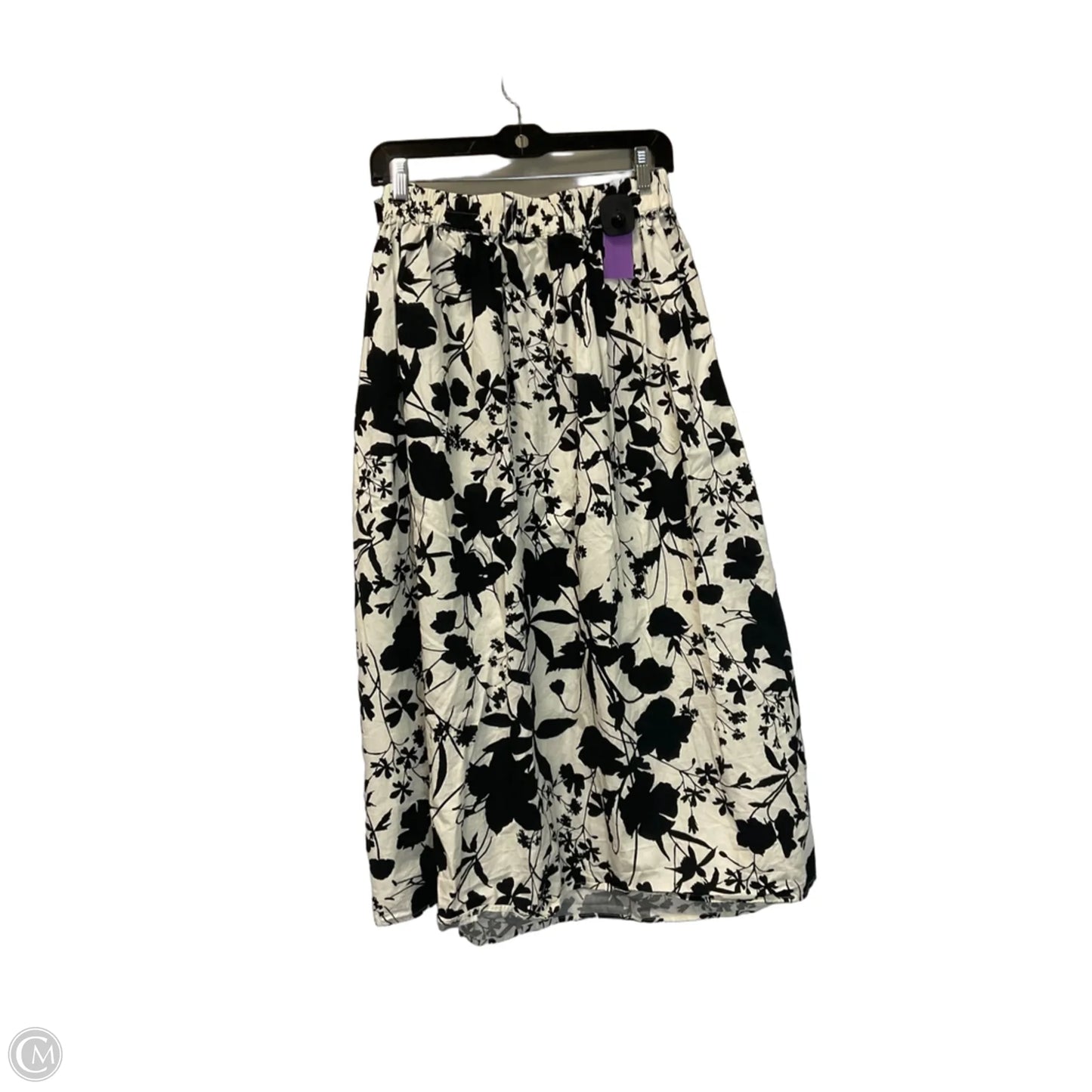 Skirt Maxi By Clothes Mentor In Black & Cream, Size: Xl