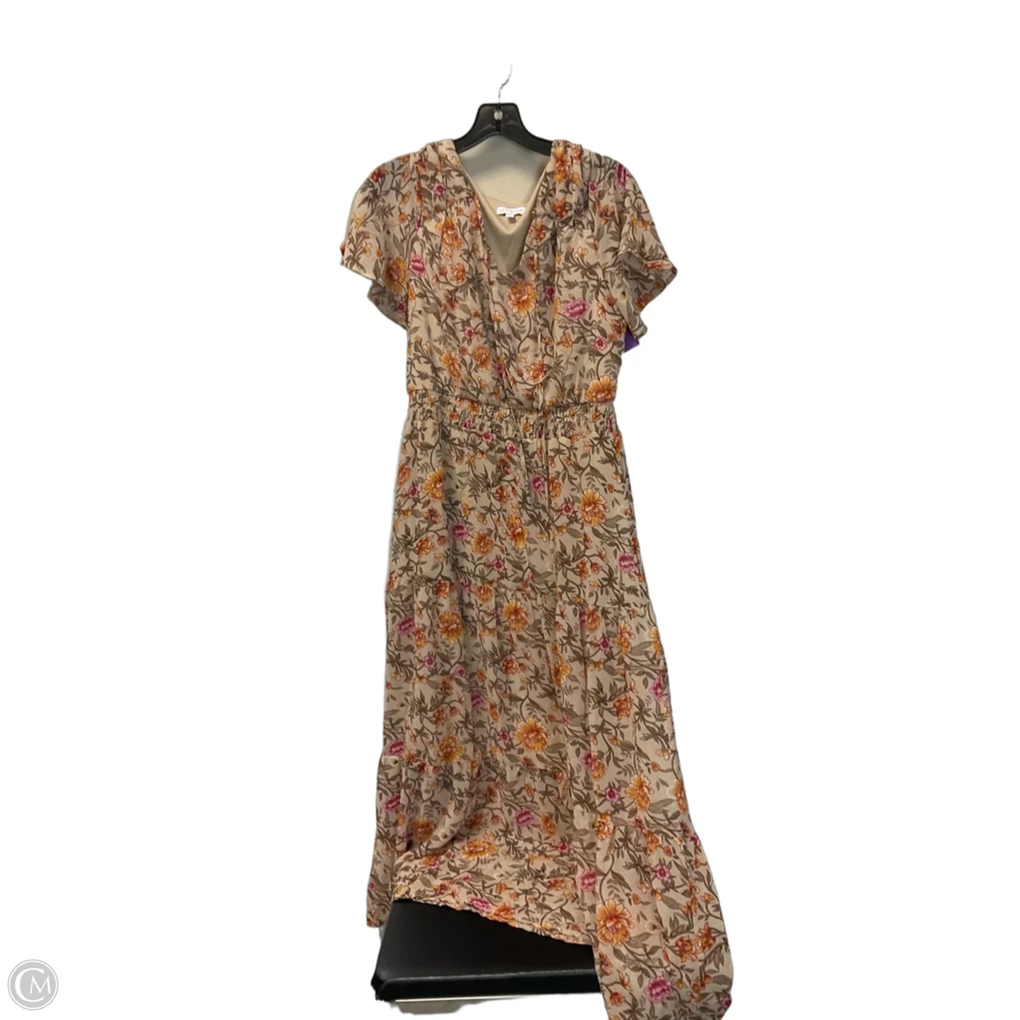 Dress Casual Maxi By Luxology In Floral Print, Size: M