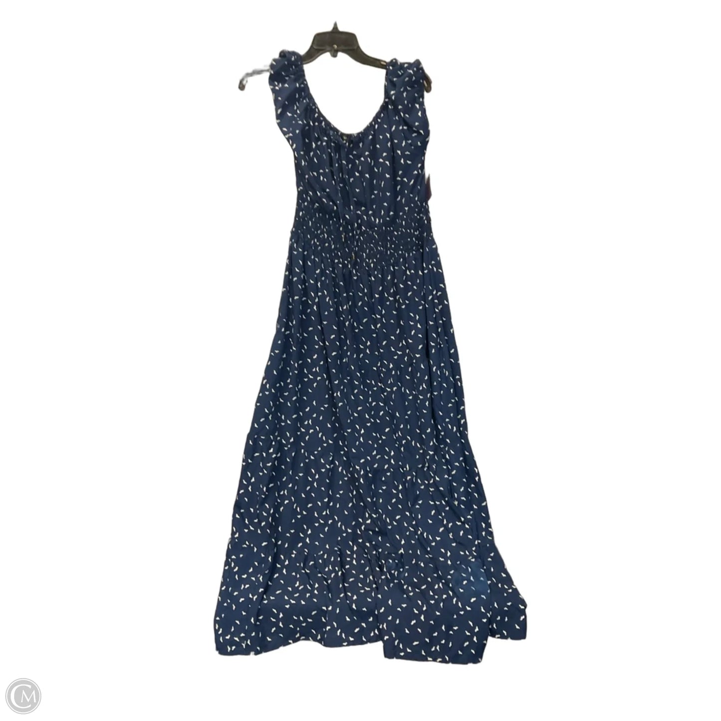 Dress Casual Maxi By Clothes Mentor In Blue & White, Size: S