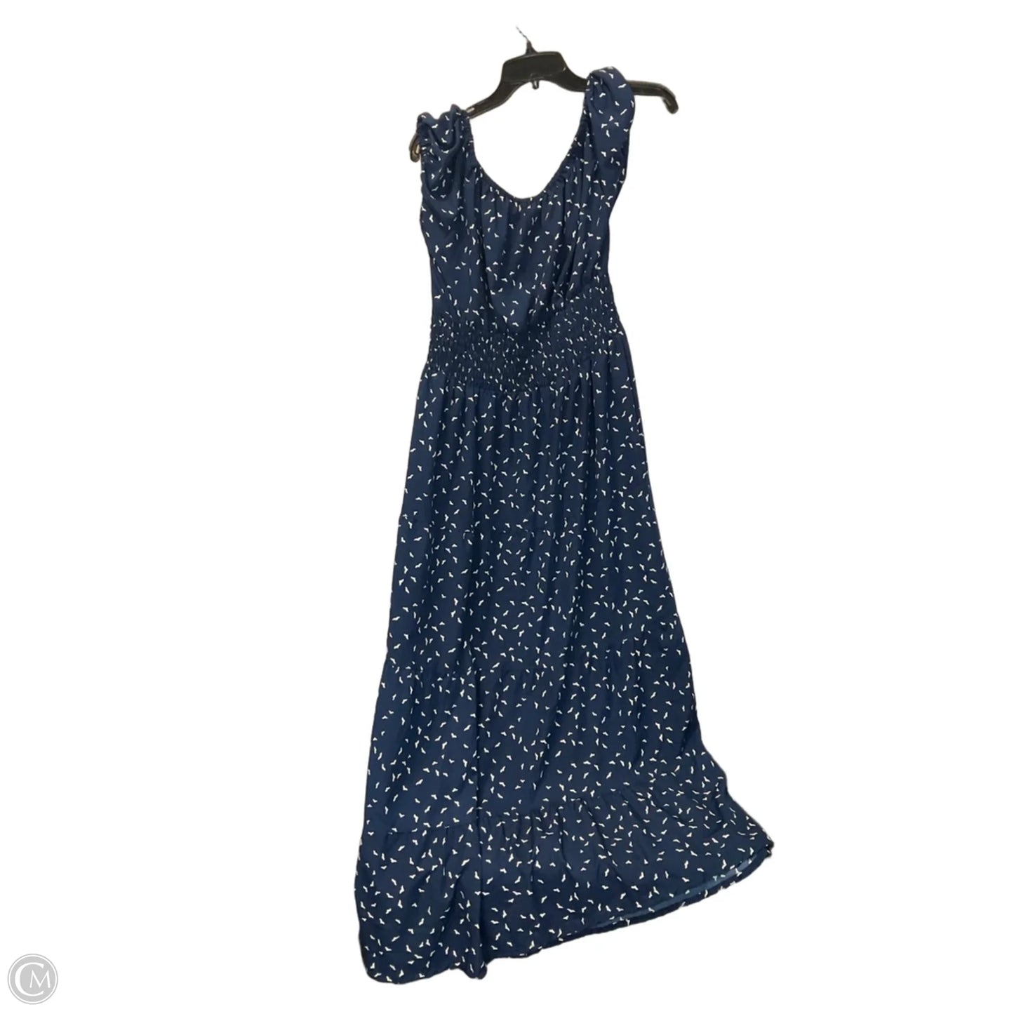 Dress Casual Maxi By Clothes Mentor In Blue & White, Size: S