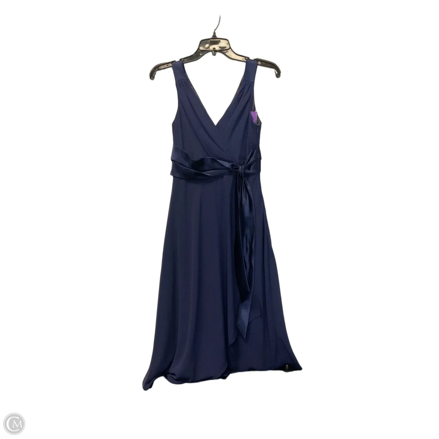 Dress Casual Maxi By Evan-picone In Navy, Size: 4