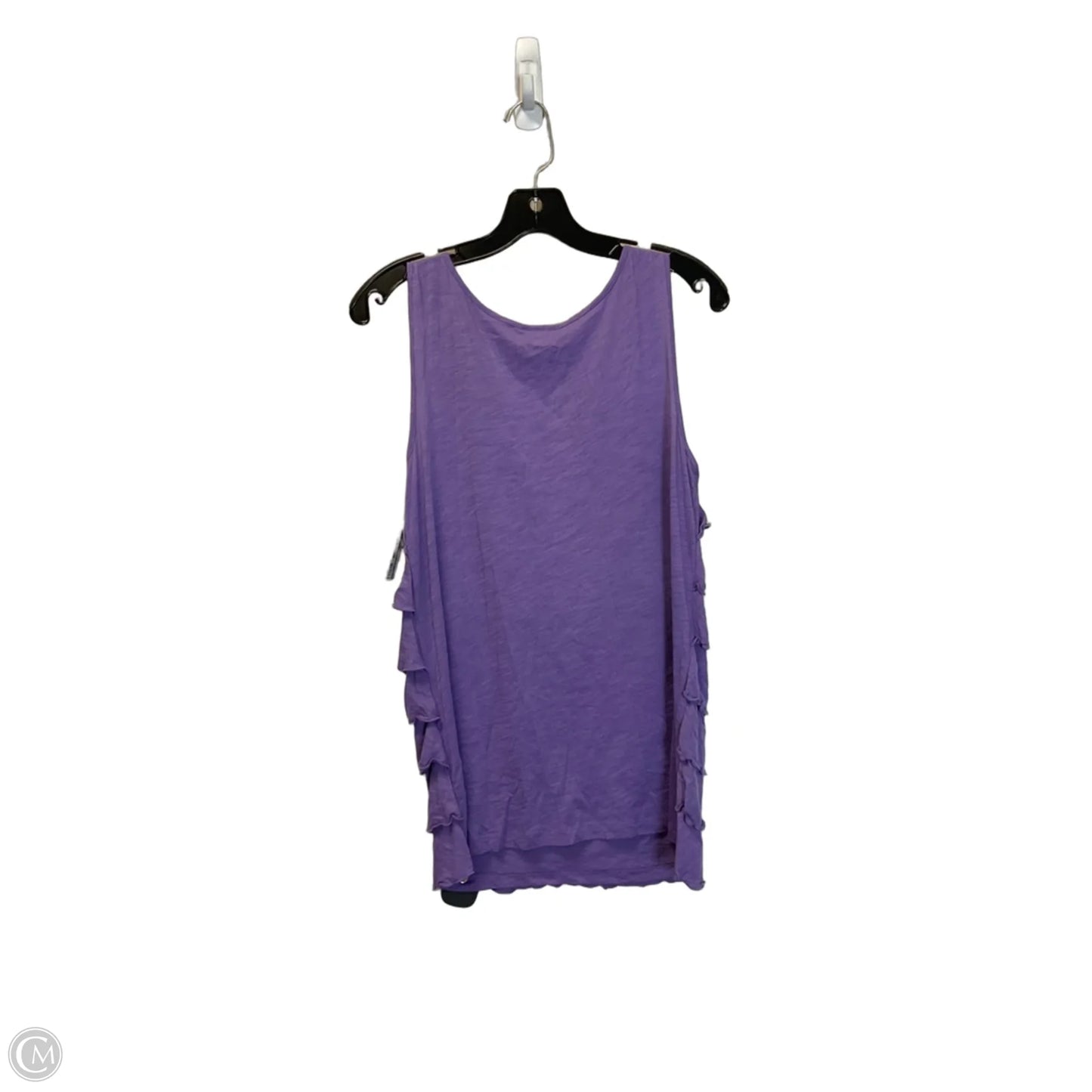 Top Sleeveless By Loft In Purple, Size: S