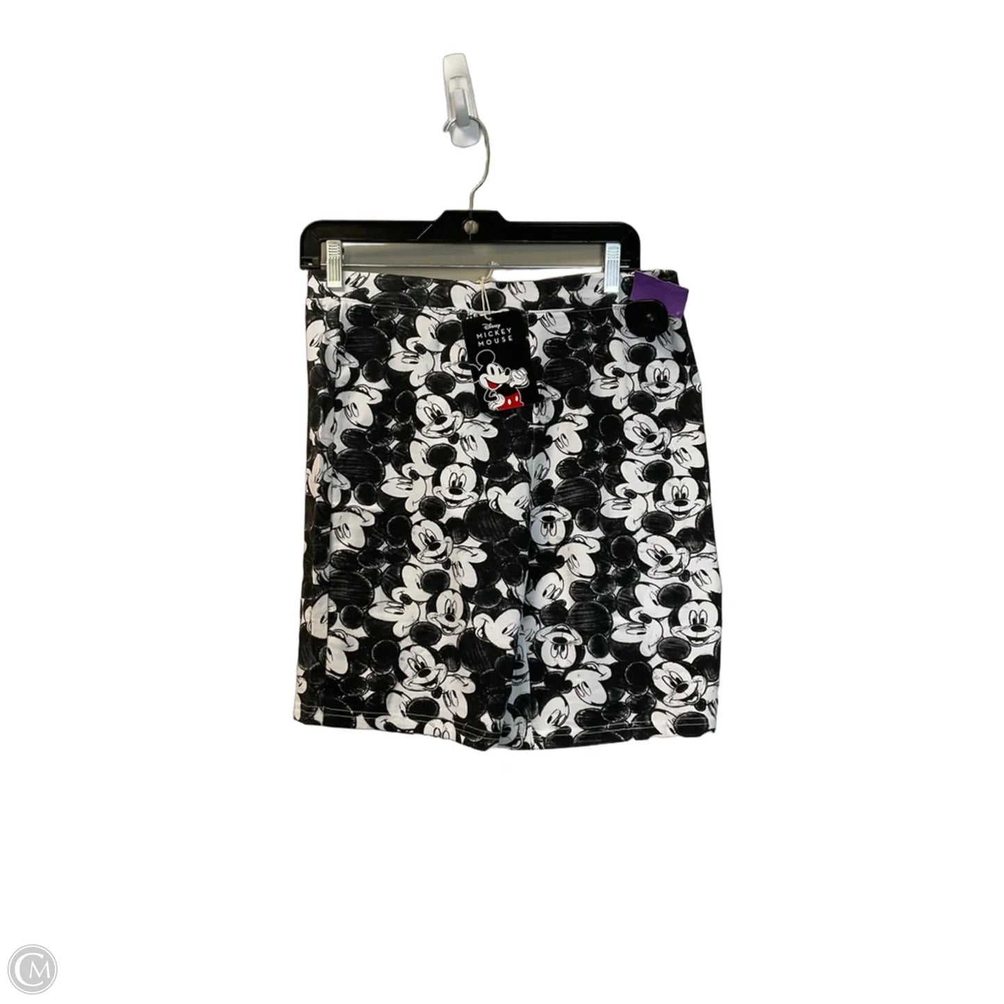 Shorts By Disney In Black & White, Size: L