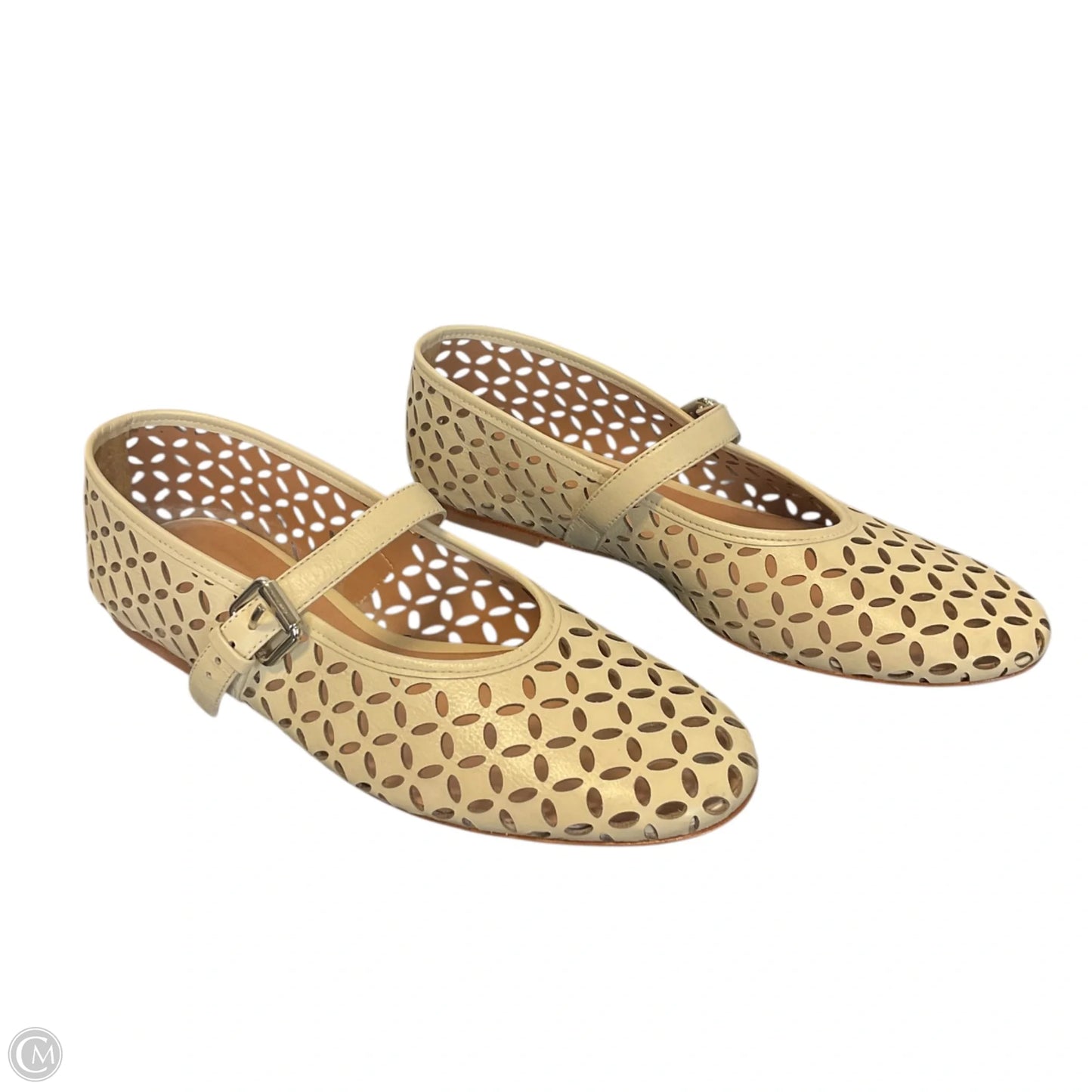Shoes Flats By Anthropologie In Beige, Size: 6.5