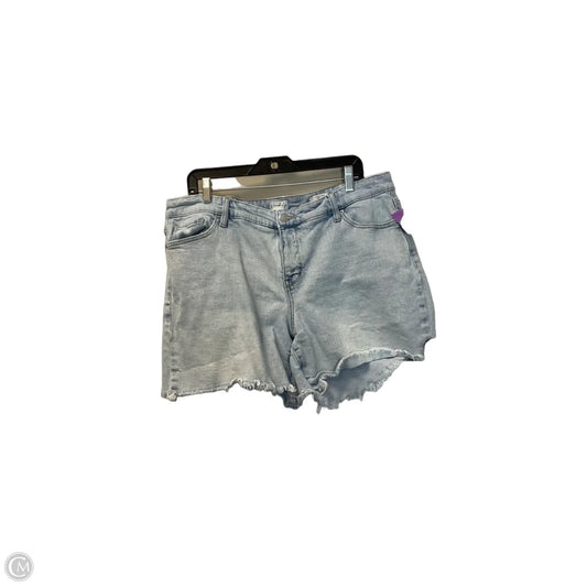 Shorts By Wonderly In Blue Denim, Size: 18