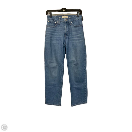 Jeans Wide Leg By Madewell In Blue Denim, Size: 0