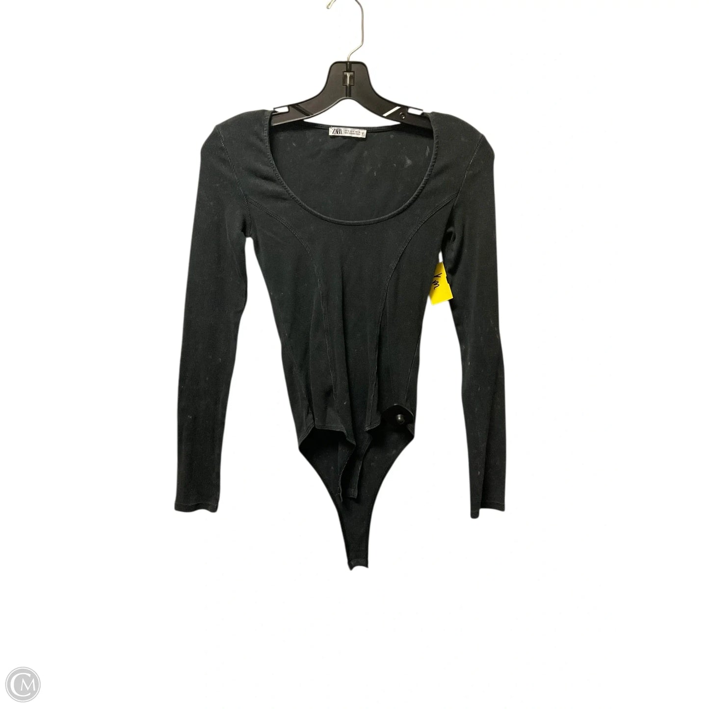 Bodysuit By Zara In Black, Size: S