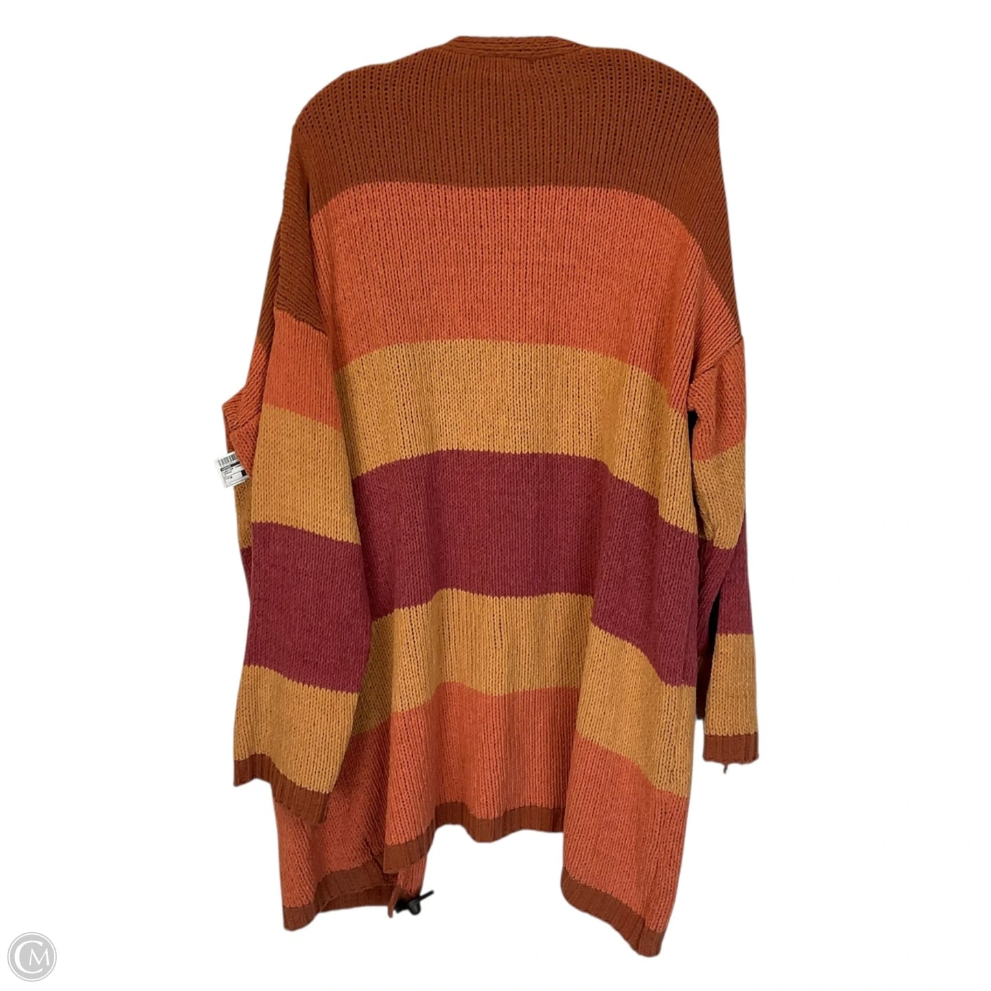 Sweater Cardigan By Umgee In Orange, Size: M