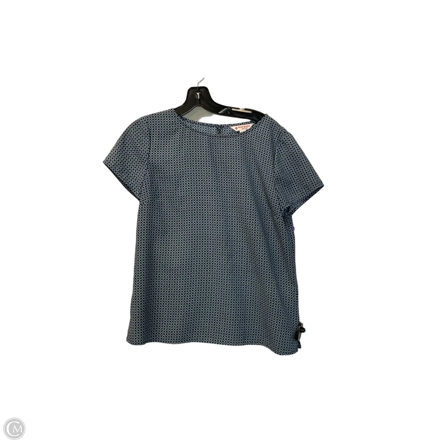 Top Short Sleeve By Brooks Brothers In Blue & Green, Size: 12
