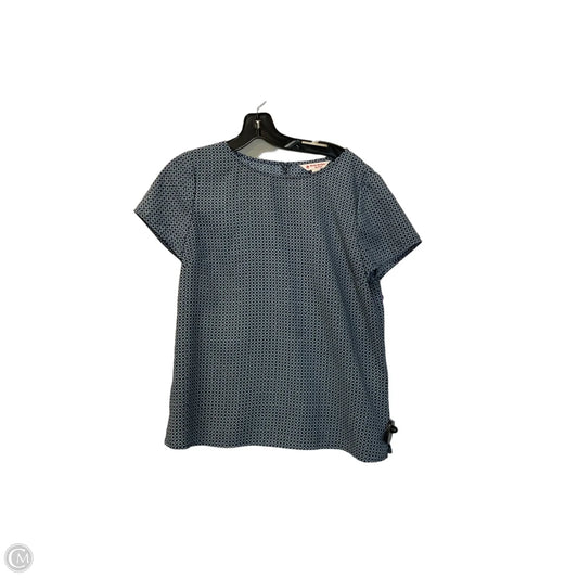 Top Short Sleeve By Brooks Brothers In Blue & Green, Size: 12