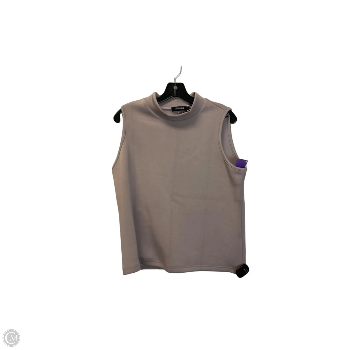 Top Sleeveless By Automet In Brown, Size: L