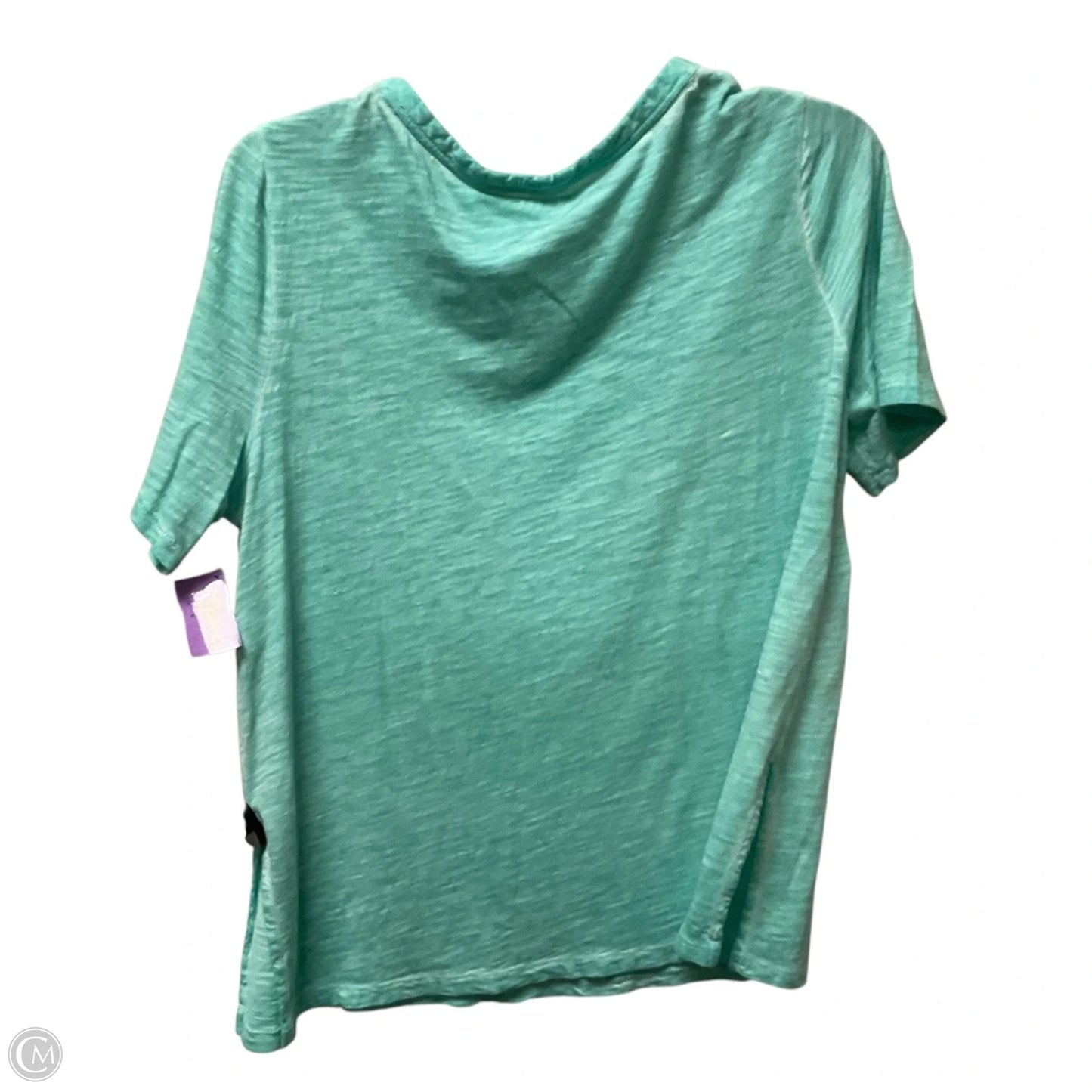 Top Short Sleeve By Chicos In Teal, Size: M